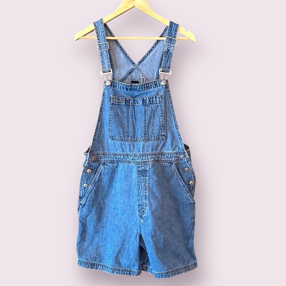 GAP Blue Jean Shorts Overalls